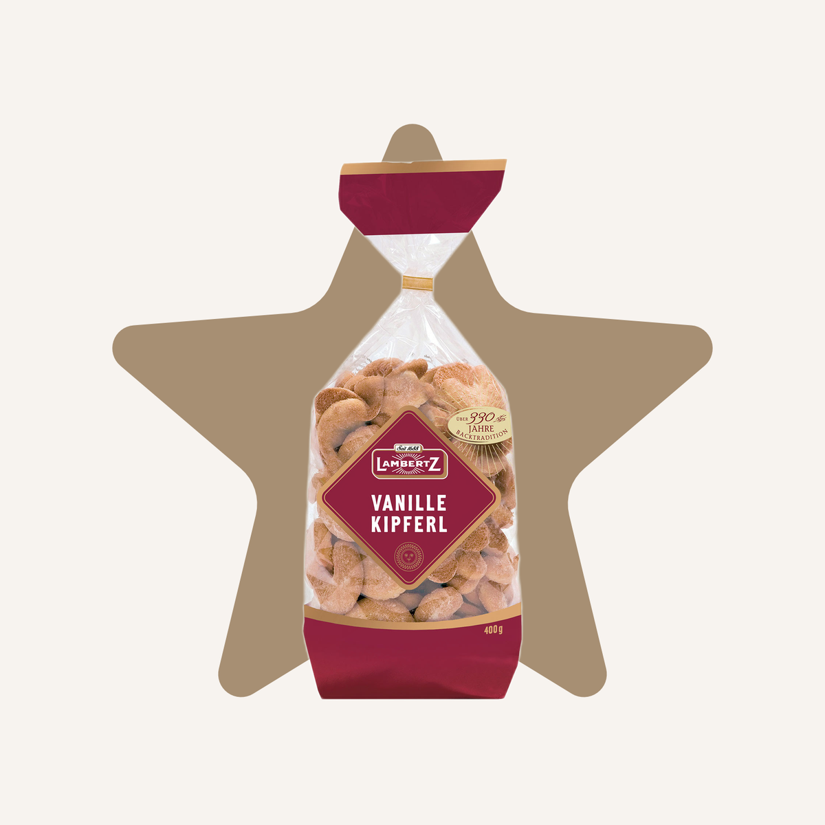 Lambertz Vanille-Kipferl Vanilla Crescent Shortbread Biscuits | 400G