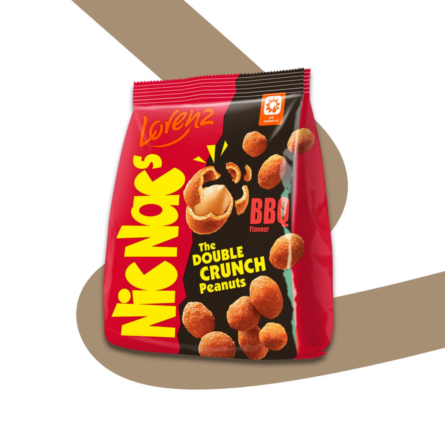 Lorenz Nic Nacs Barbeque BBQ Peanuts | 110g