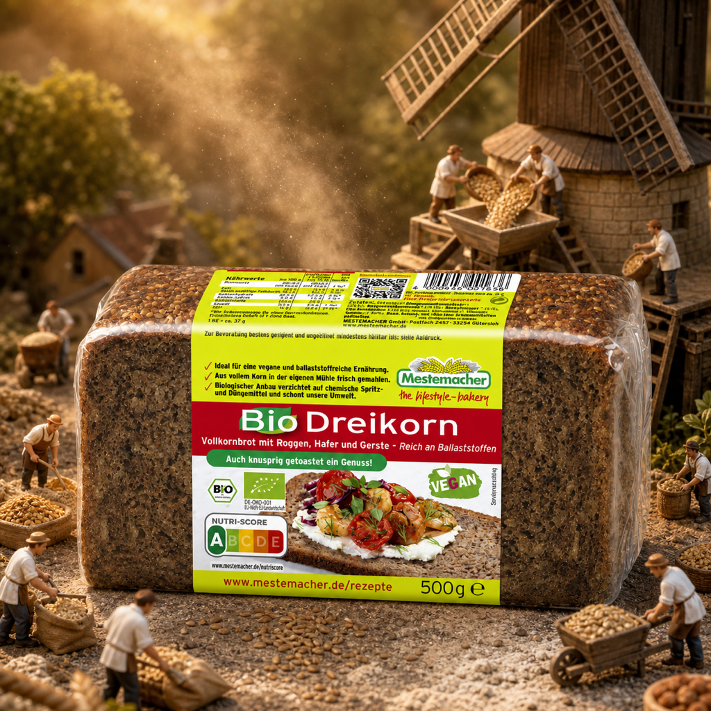 Mestemacher Bio Dreikornbrot 500g miniature scene