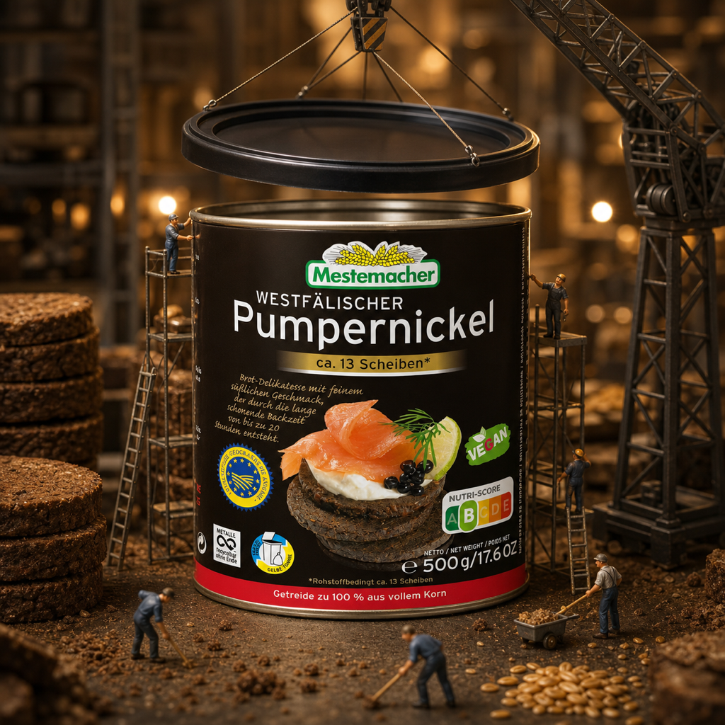 Mestemacher Westfälischer Pumpernickel Rye Bread Tin | 500G miniature scene