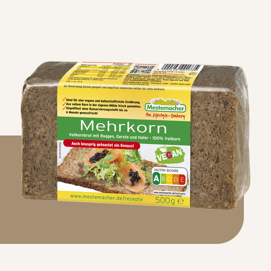 Mestemacher Mehrkorn German Multigrain Rye Bread  500G pack