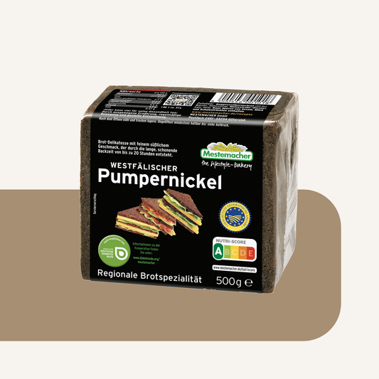 Mestemacher Westfaelischer Pumpernickel German rye bread, 500g pack