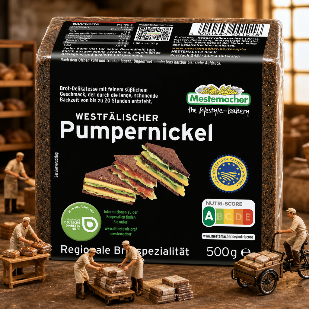 Mestemacher Westfälischer Pumpernickel German Rye Bread | 500G miniature scene