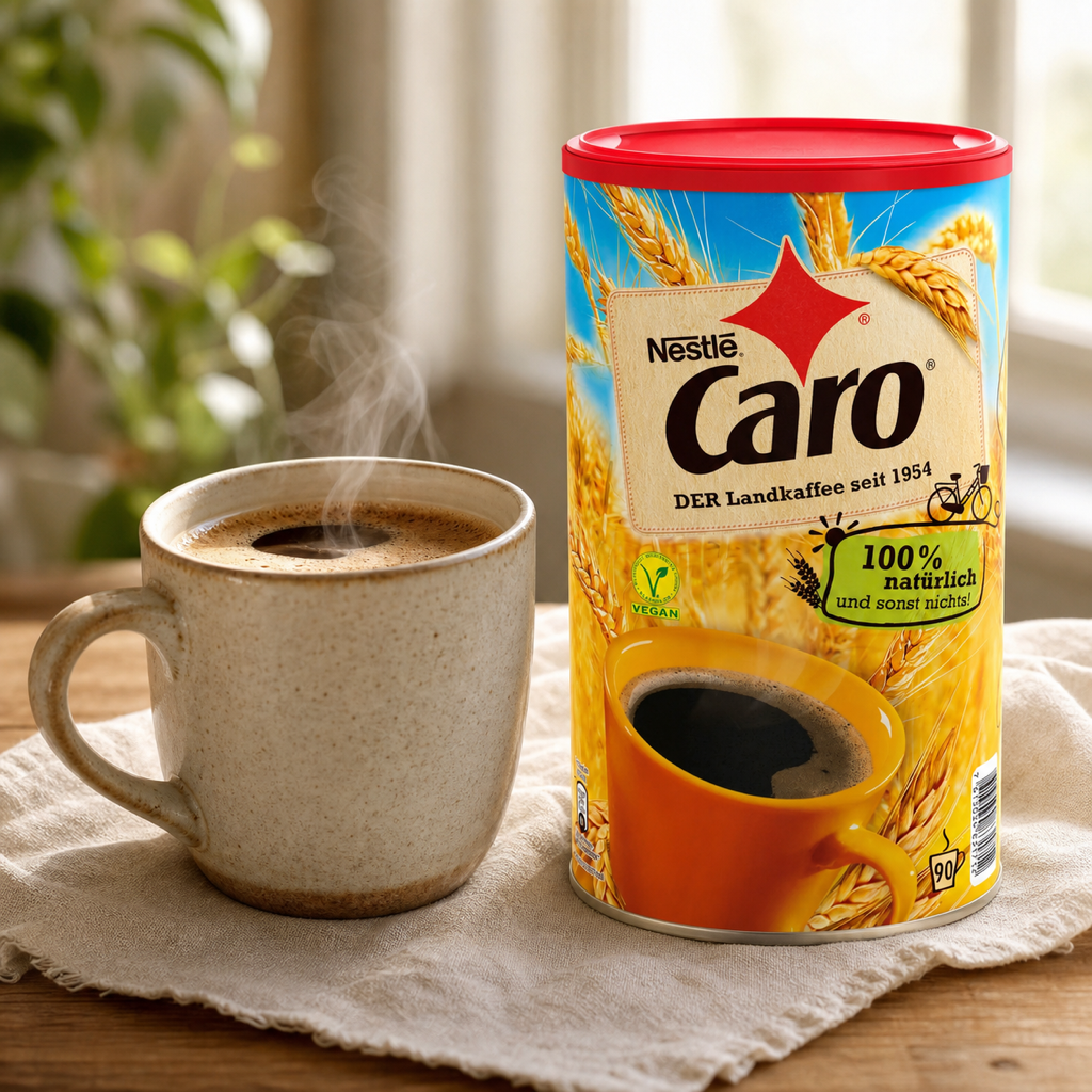 Caro Landkaffee Instant Drink Powder 200g serving suggestion