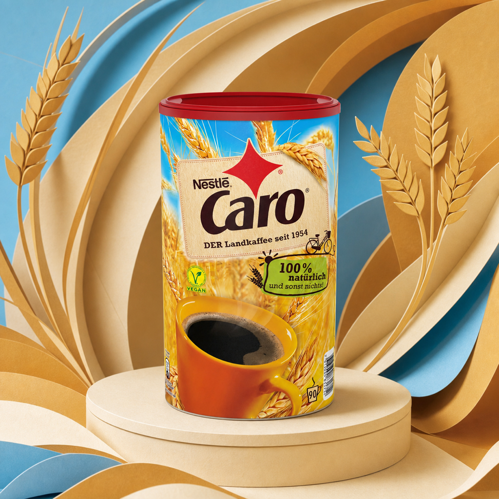 Caro Landkaffee Instant Drink Powder 200g paper art scene