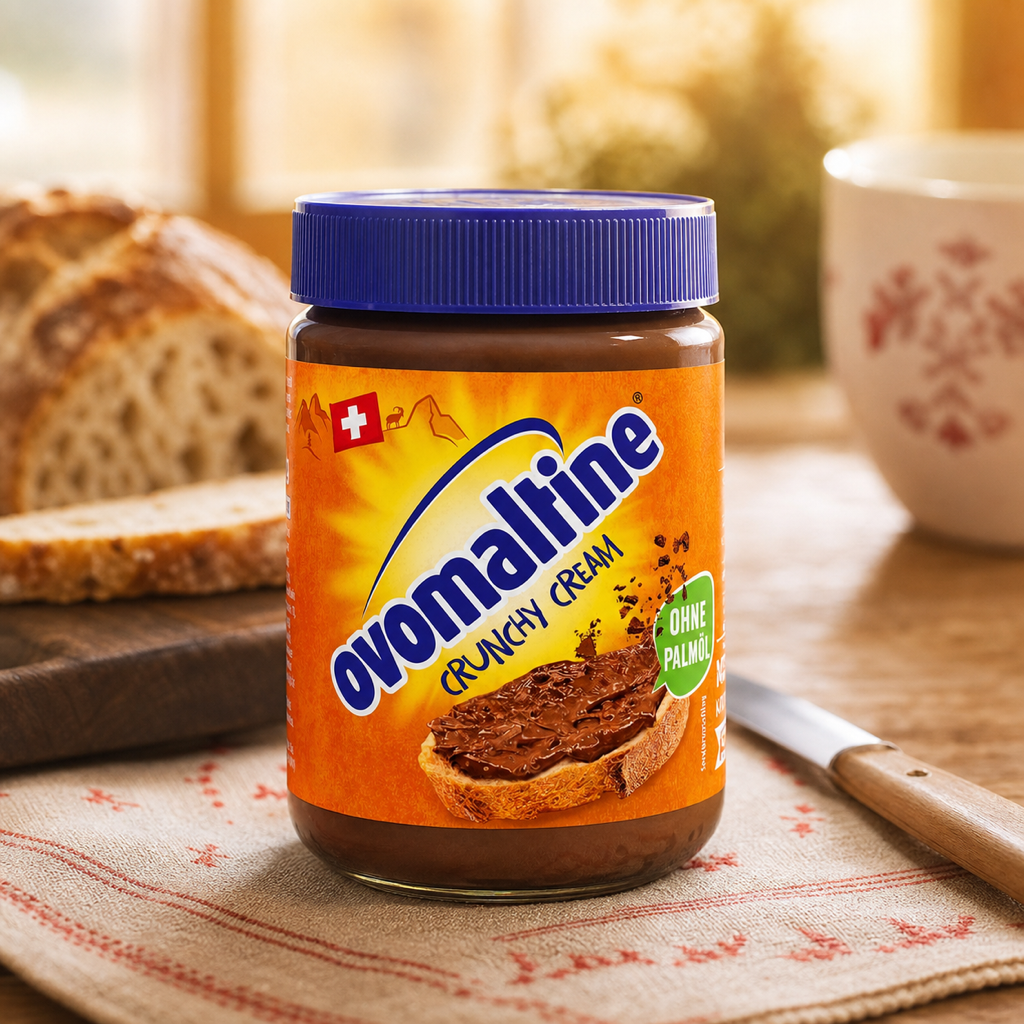 Ovomaltine Crunchy Cream Swiss Chocolate Malt Spread | 380G lifestyle