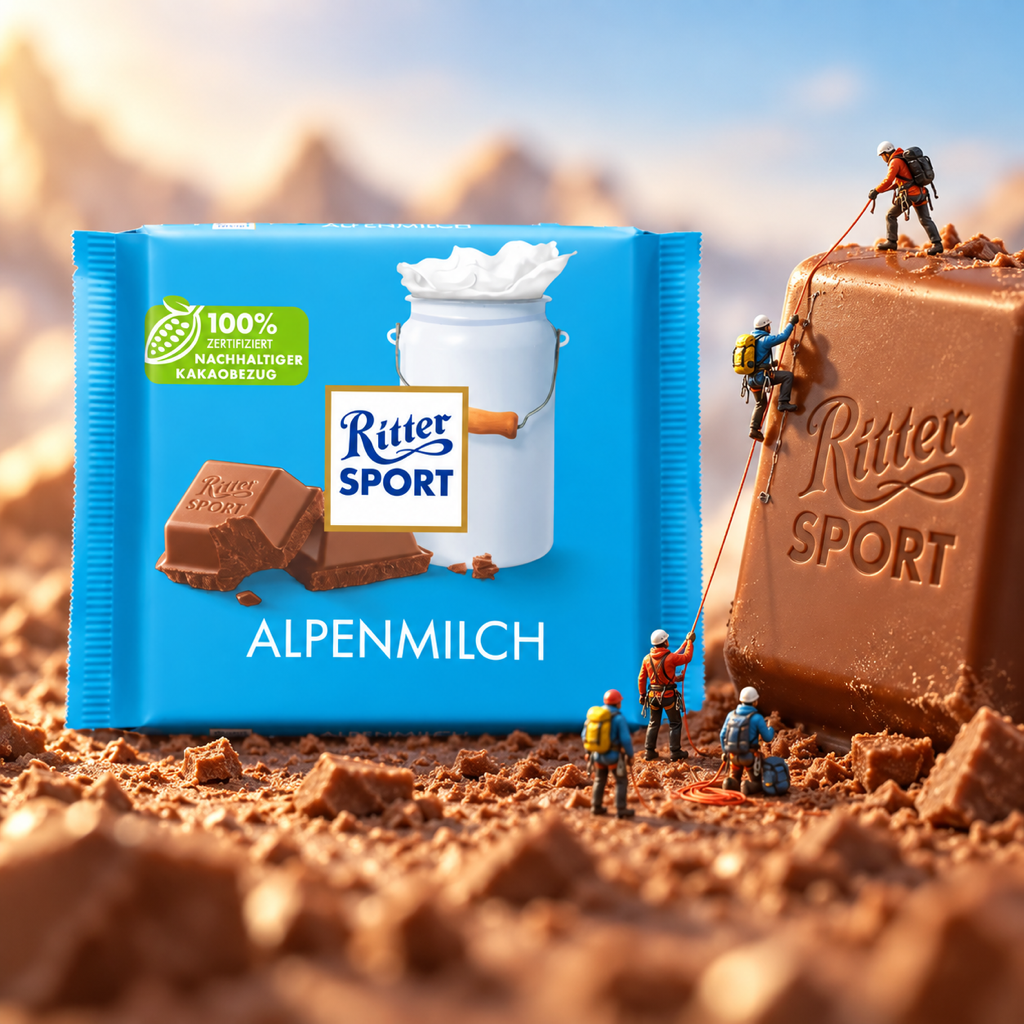 Ritter Sport Alpine Milk Chocolate Bar | 100g miniature scene