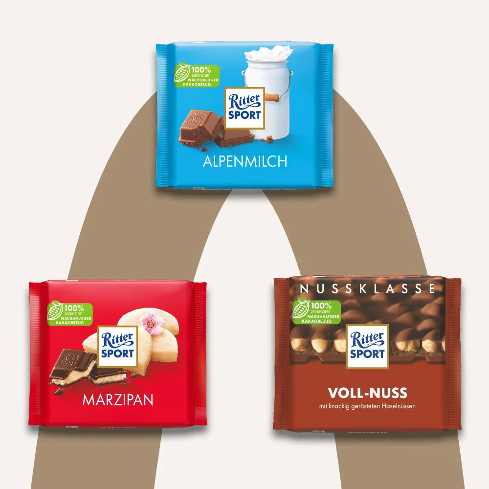 Ritter Sport Alpine Milk Chocolate Bar | 100g