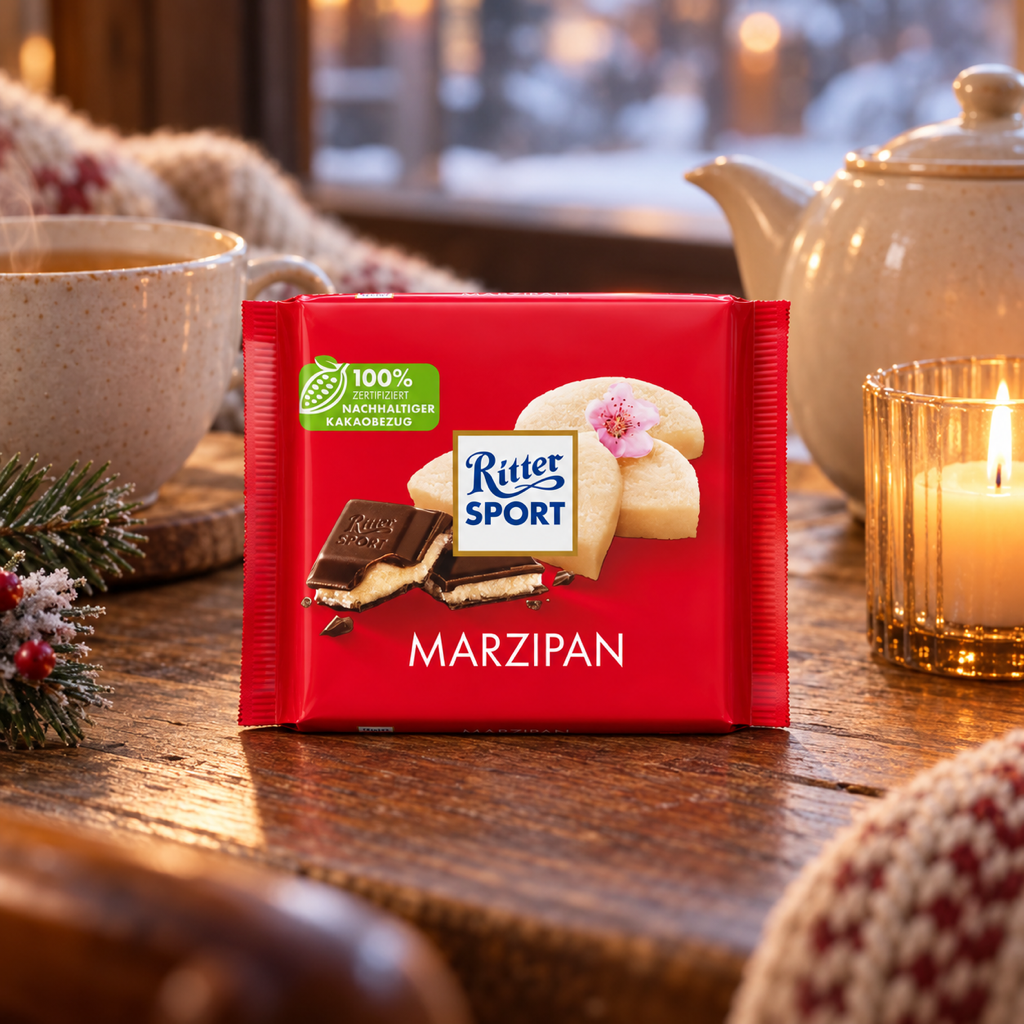 Ritter Sport Marzipan Chocolate Bar | 100g lifestyle