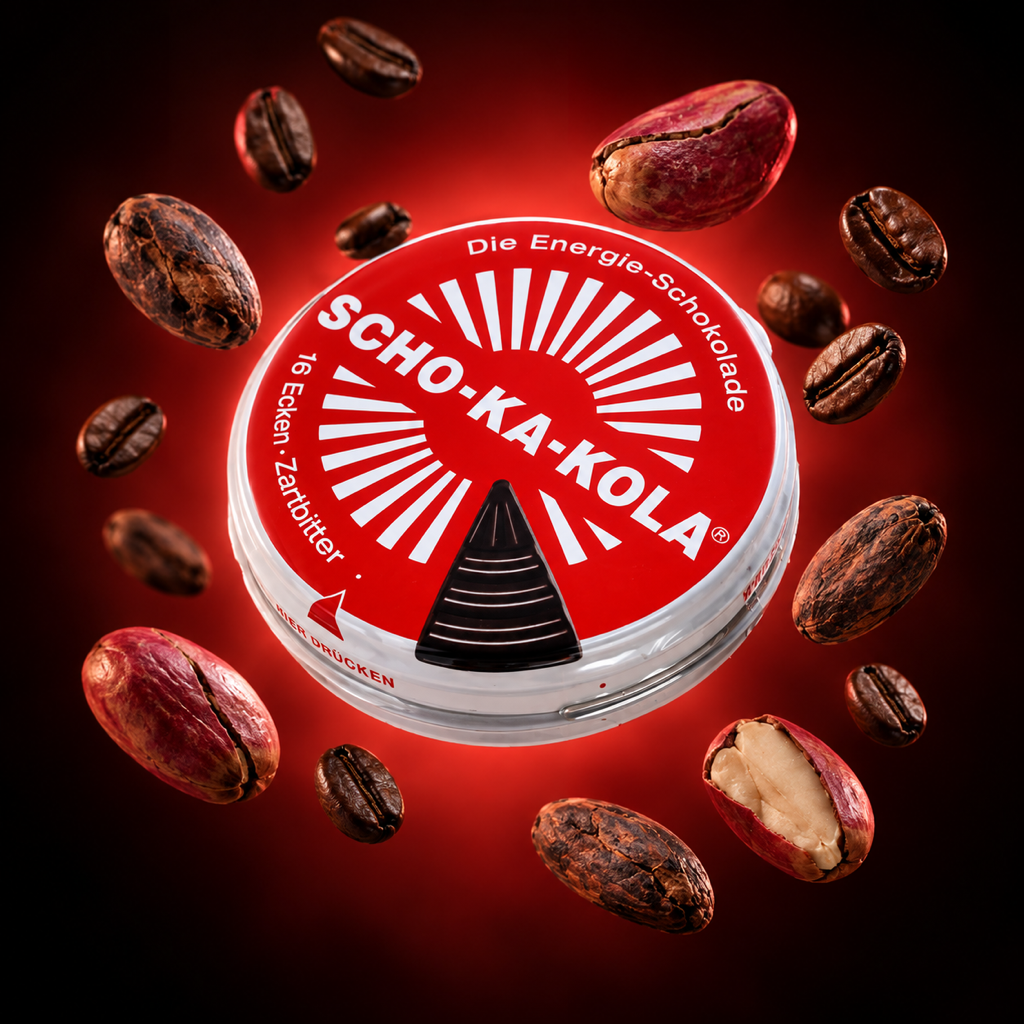 SCHO-KA-KOLA with floating ingredients