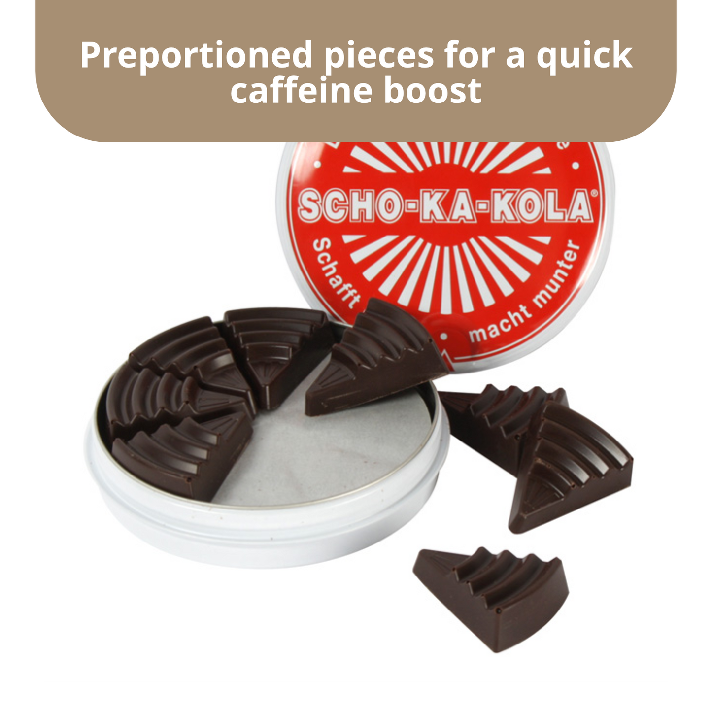 Schokakola Caffeine Chocolate | 100G
