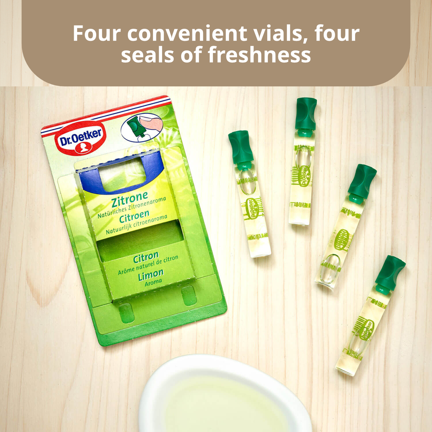 Dr Oetker Lemon Flavouring | 4X 2ml