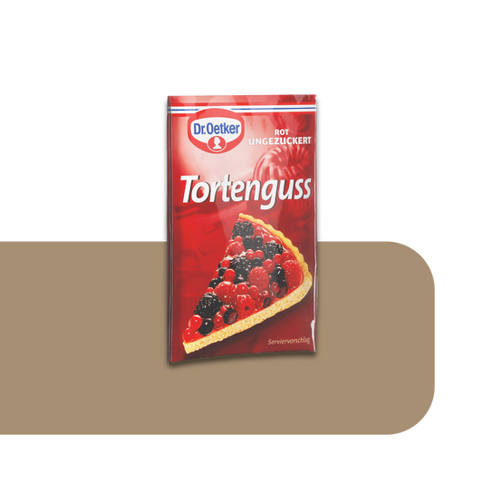 Dr Oetker Tortenguss Cake Glaze Red | 3X 12g