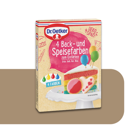 Dr Oetker Food Colouring 4 Colours | 80g
