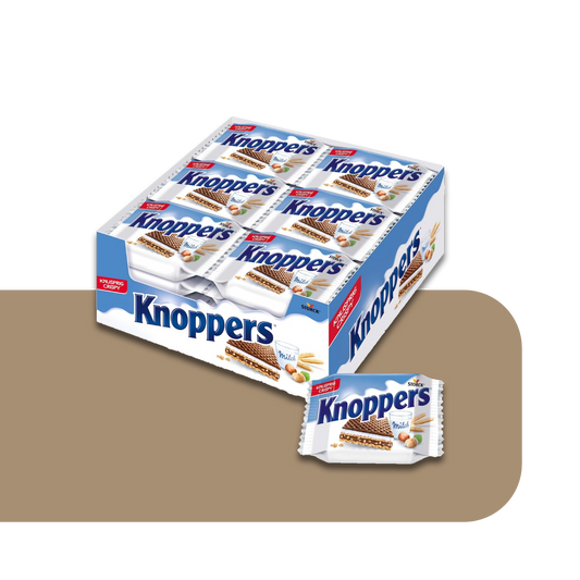 Knoppers Milk Hazelnut Wafers | 24X 25g