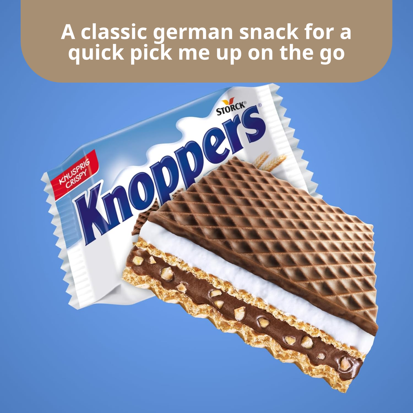 Knoppers Milk Hazelnut Wafers | 24X 25g