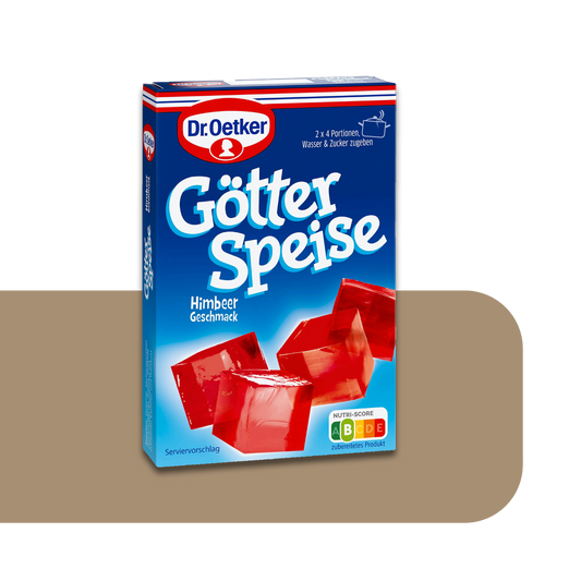 Dr Oetker Götterspeise Jello Raspberry | 2X 13.4g
