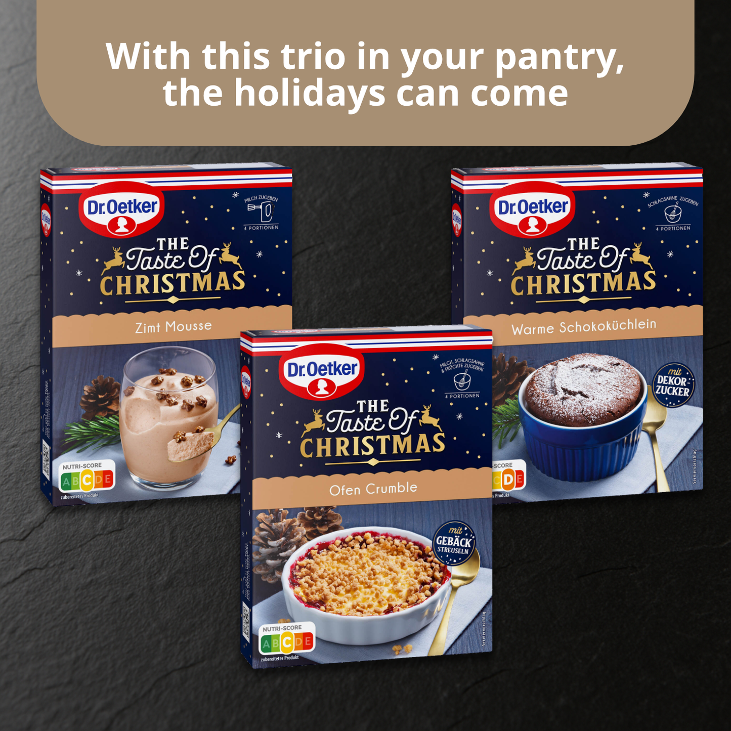 Dr Oetker The Taste of Christmas Cinnamon Mousse Mix | 63g