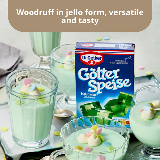 Dr Oetker Götterspeise Jello Woodruff | 2X 12.6g