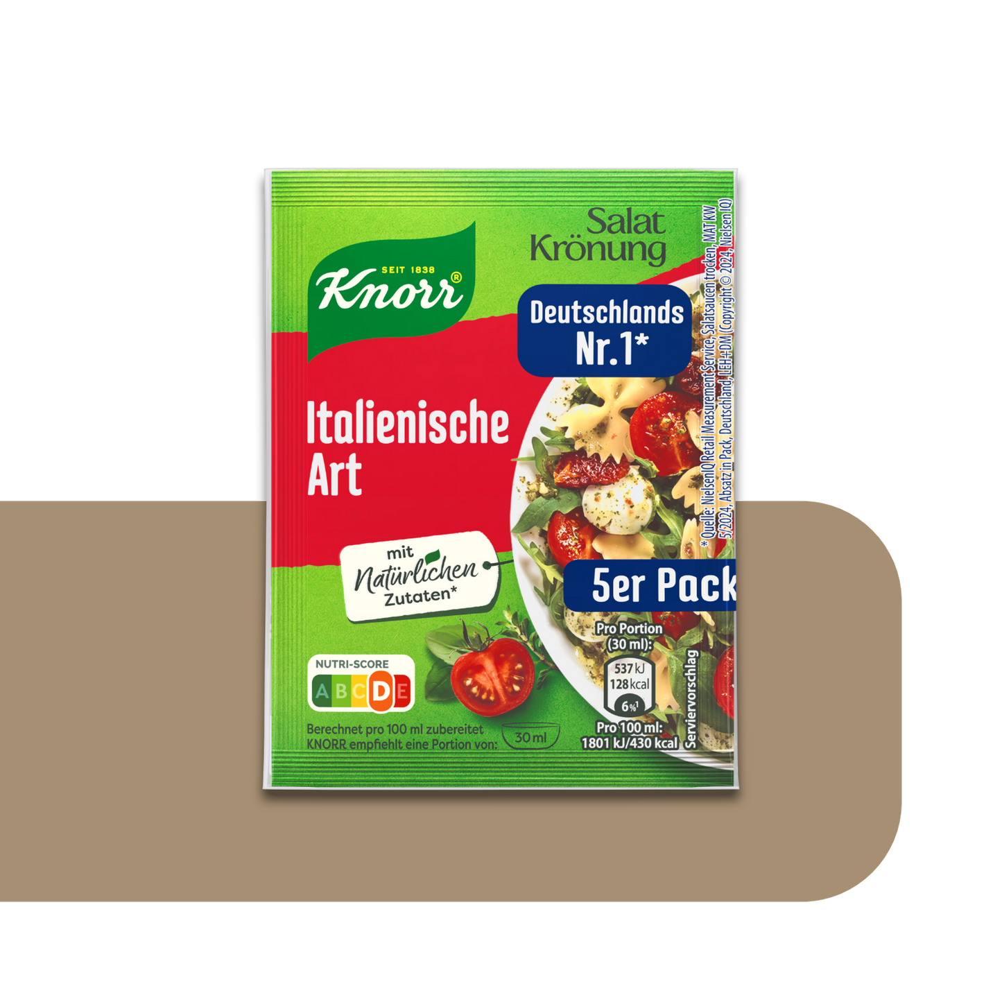 Knorr Salatkrönung Italian Style Herbs Salad Dressing | 5X 8g