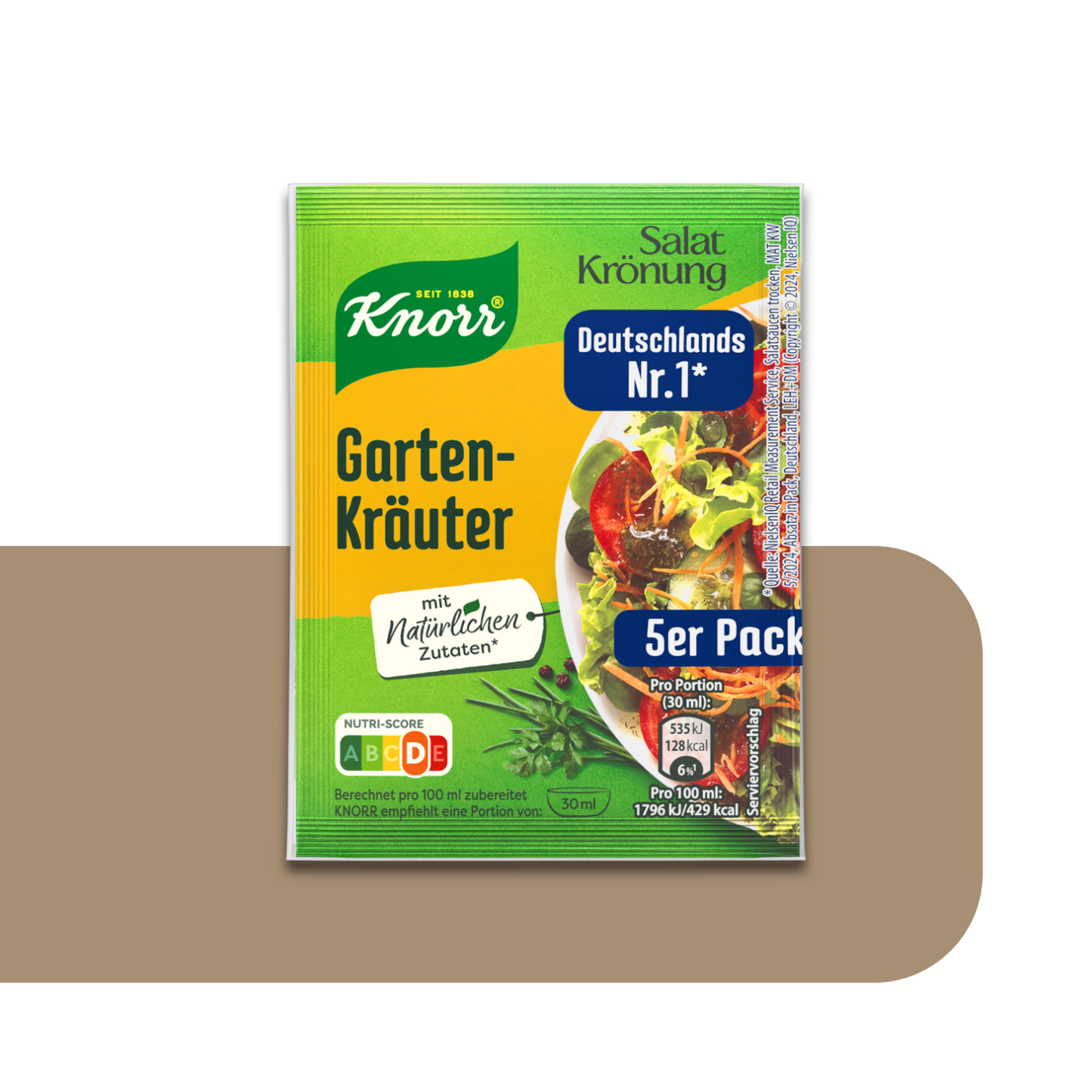 Knorr Salatkrönung Gartenkräuter Garden Herbs Salad Dressing | 5X 8g