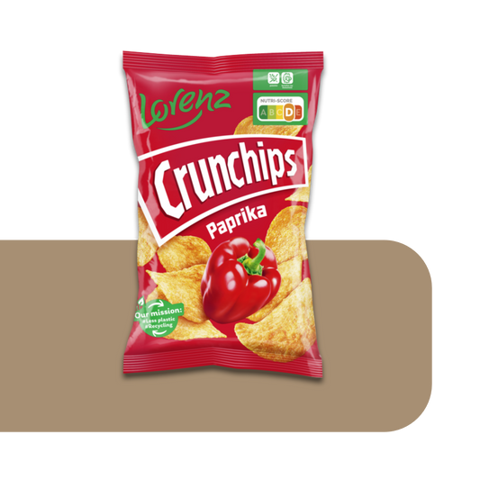 Lorenz Crunchips Paprika Bell Pepper Crisps | 150g