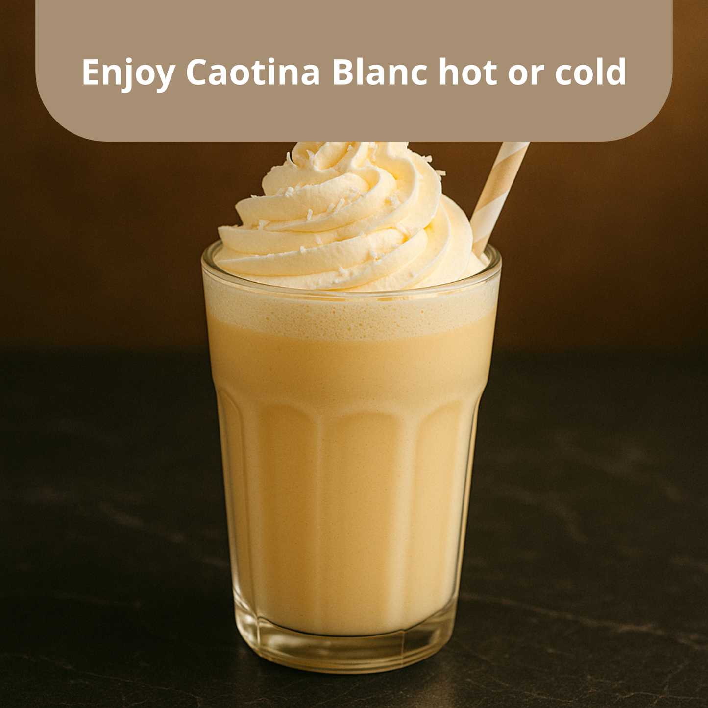 Caotina Blanc Hot White Chocolate Powder | 500G
