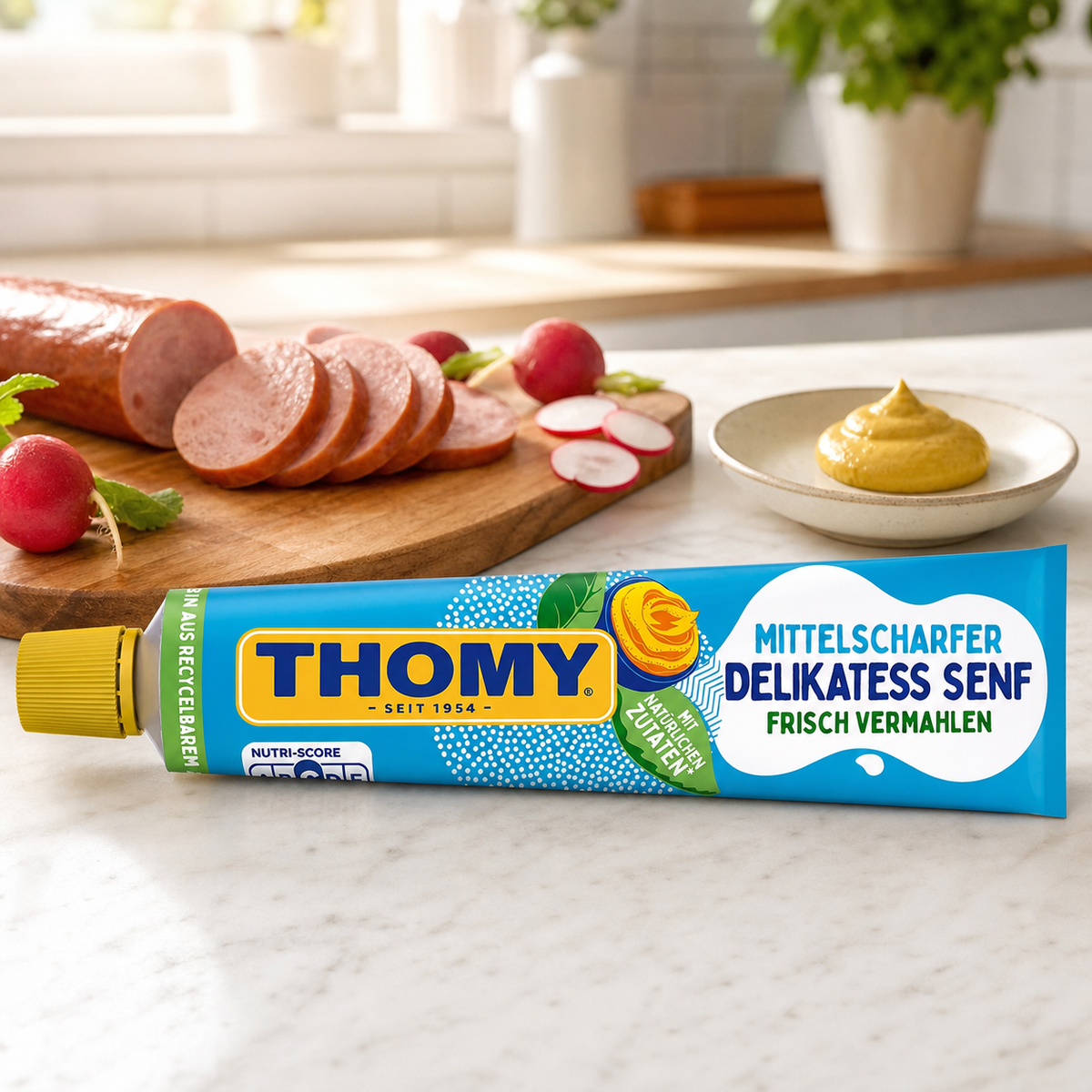 Thomy Delikatess Senf Mustard Medium Hot 200ml lifestyle