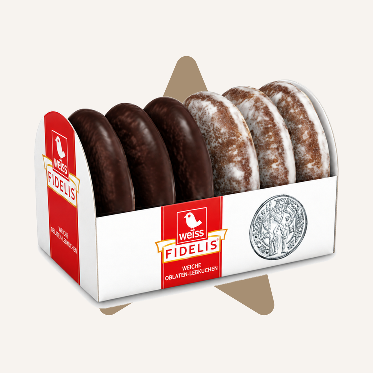 Weiss Fidelis Oblaten-Lebkuchen Soft Wafer Gingerbread Assorted | 200G