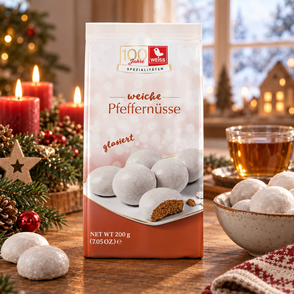 Weiss Pfeffernüsse Glazed Soft Spiced Gingerbread Bites | 200G lifestyle