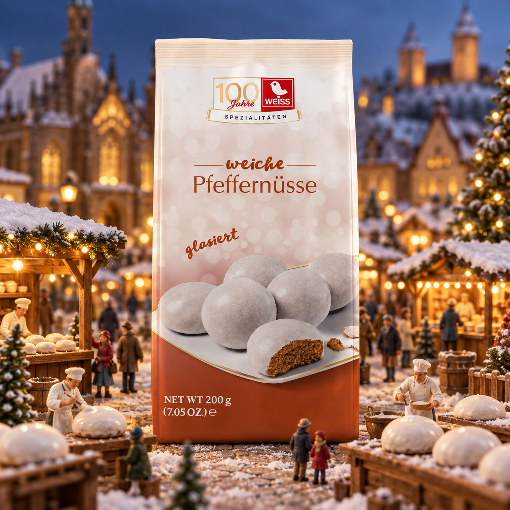 Weiss Pfeffernüsse Glazed Soft Spiced Gingerbread Bites | 200G miniature scene