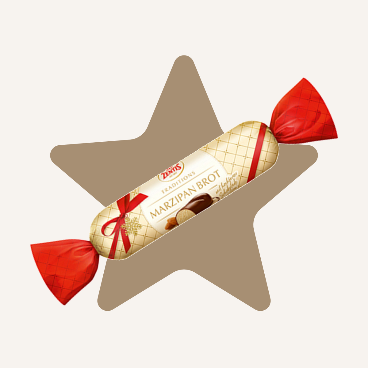 Zentis Marzipan Brot Dark Chocolate Coated Marzipan Bar | 100G