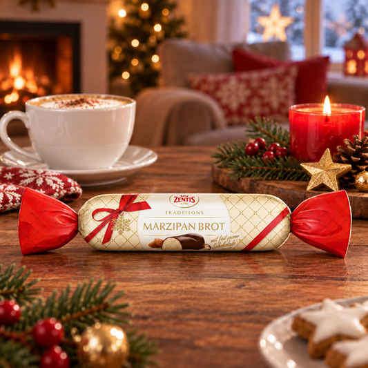 Zentis Marzipan Brot Dark Chocolate Coated Marzipan Bar | 100G lifestyle