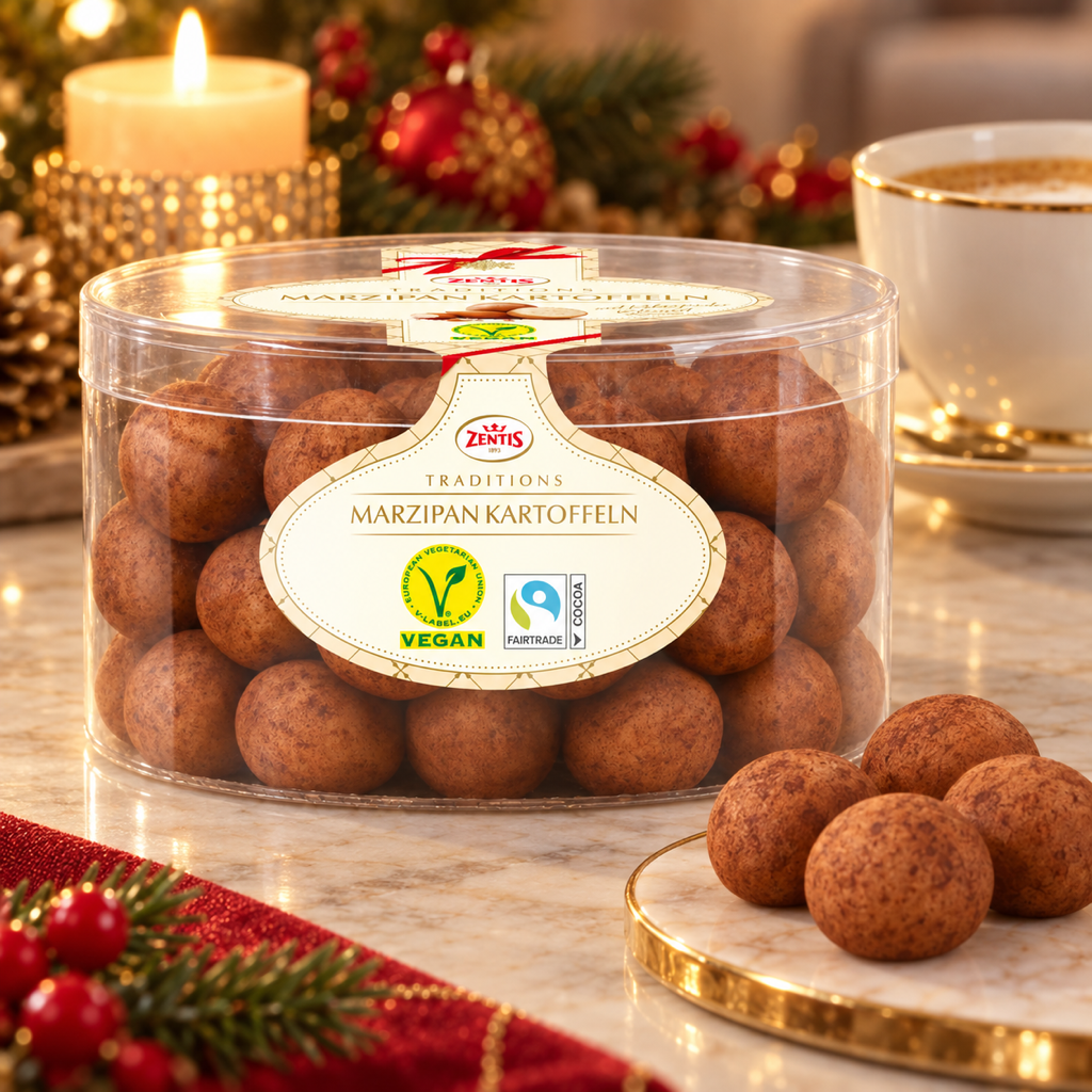 Zentis Marzipan Kartoffeln Cocoa Dusted Marzipan Potatoes Tub | 500G lifestyle
