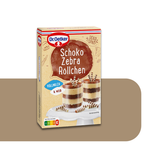 Dr Oetker Zebra Rolls Pastry Decoration | 75g