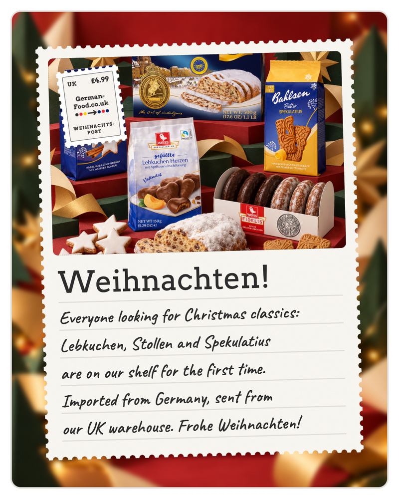 Christmas at German-Food.co.uk: Lebkuchen, Stollen and Spekulatius imported from Germany, sent from our UK warehouse